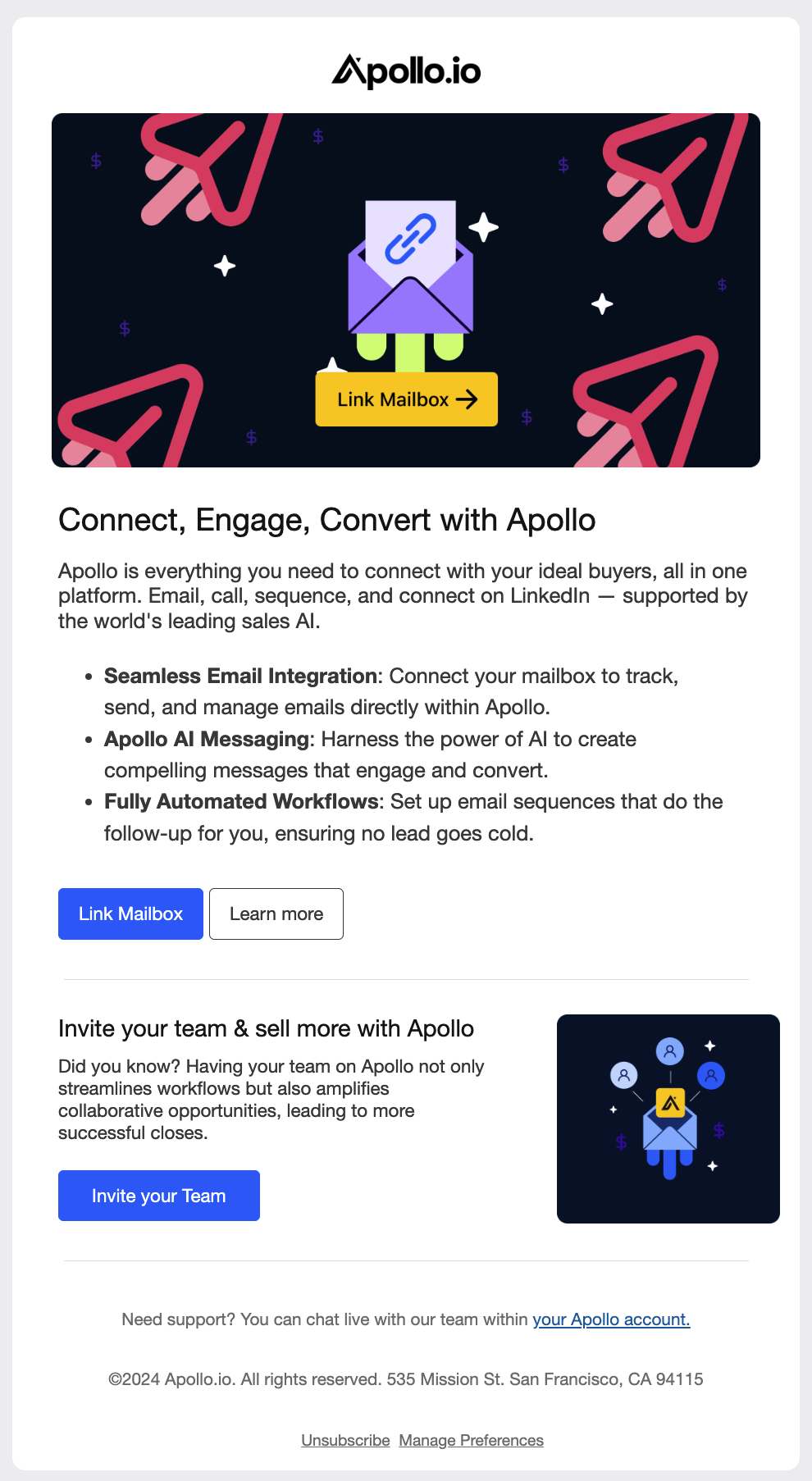 SaaS Invite Your Team Emails: Screenshot of Droplr's email nudging users to invite team members