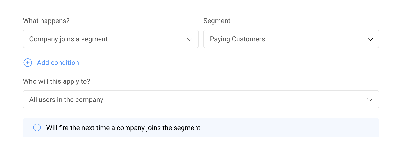 Triggering a workflow for all users