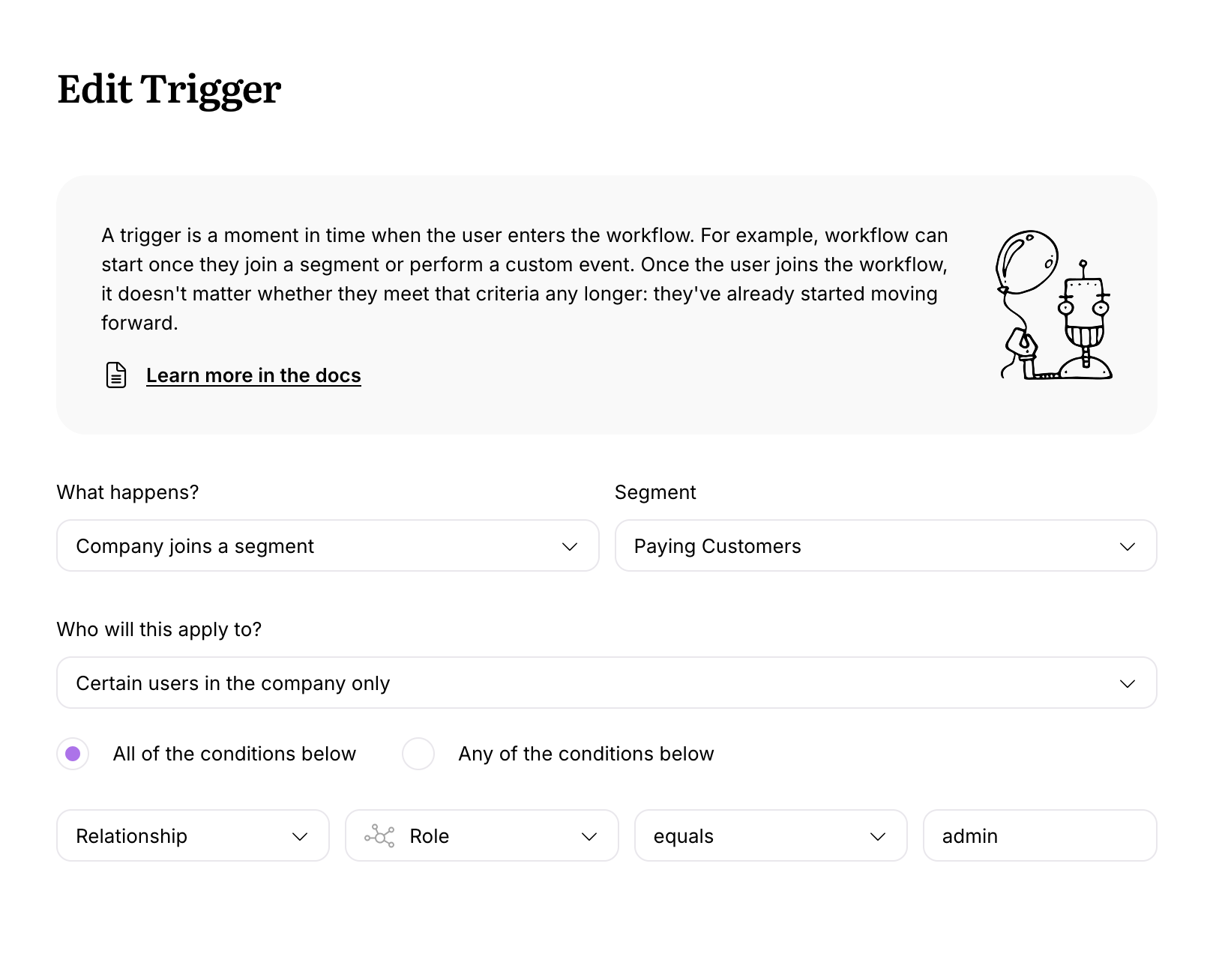 Trigger company-level workflows