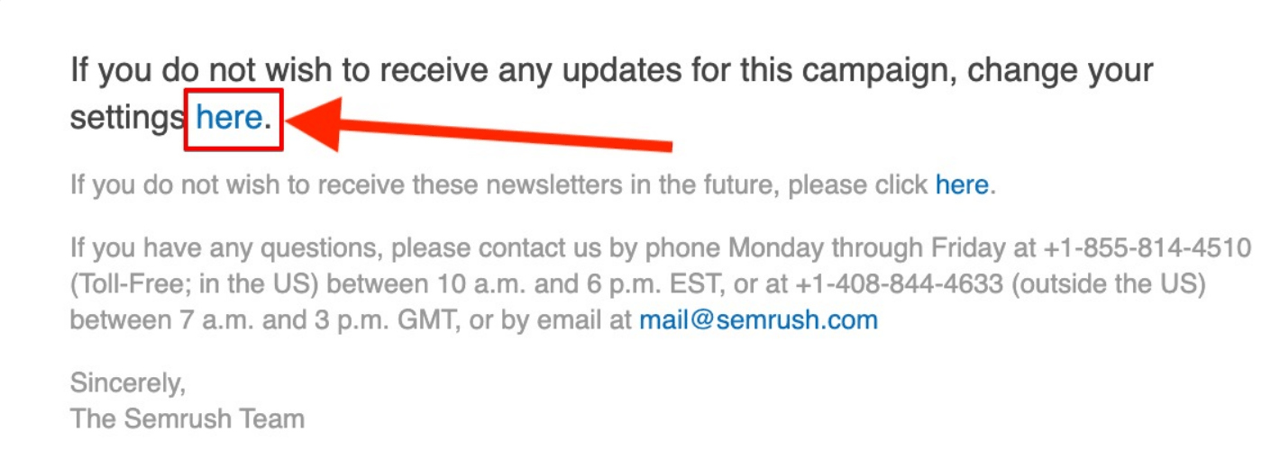 SaaS Customer Segmentation Guide: A screenshot of how Semrush upsells to their trial users