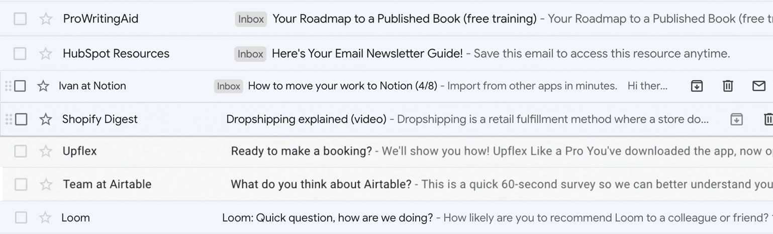 SaaS Subject Email Lines: Examples of straightforward email subject lines
