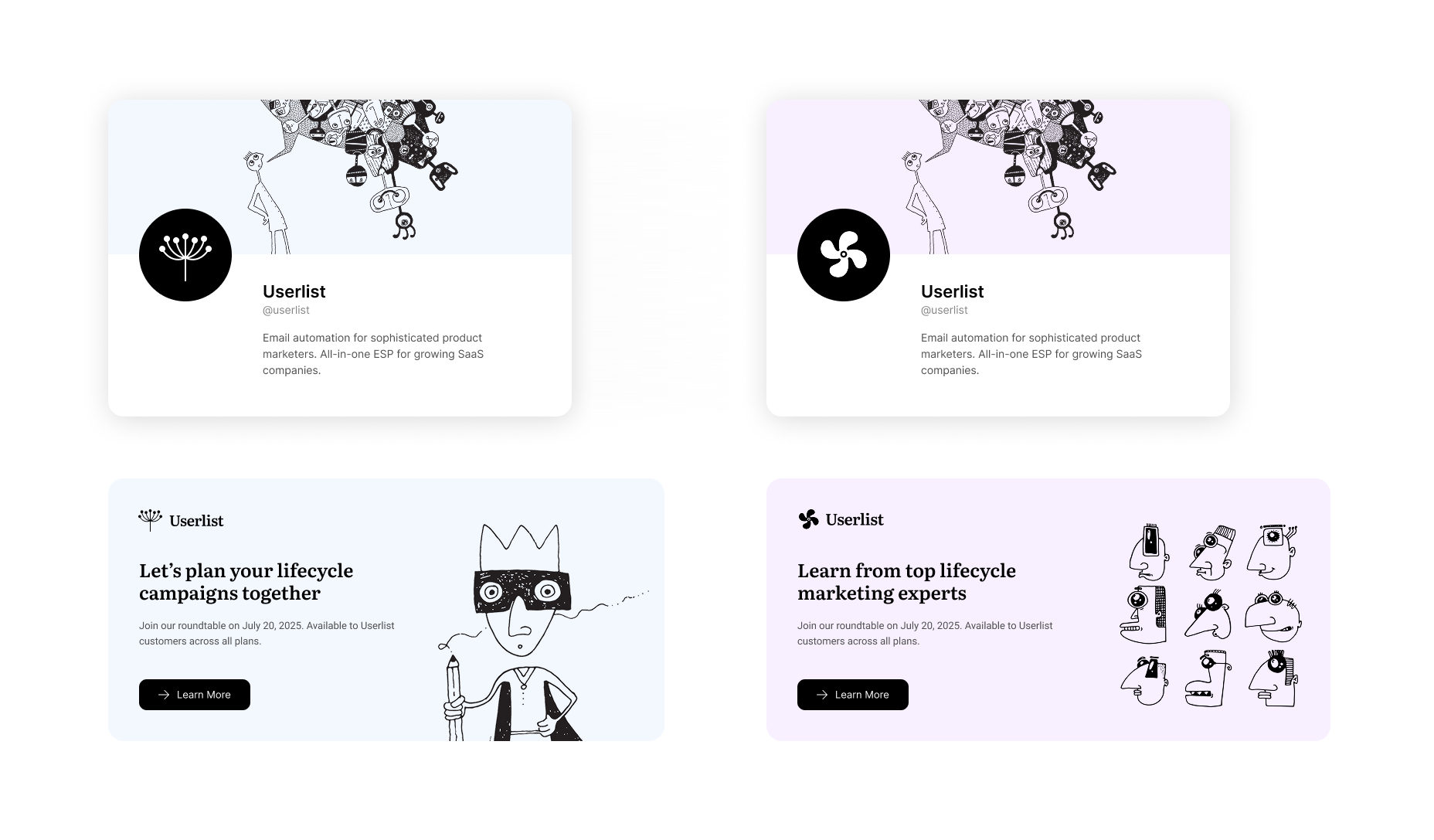 Userlist Redesign: Illustration about our new logo design process