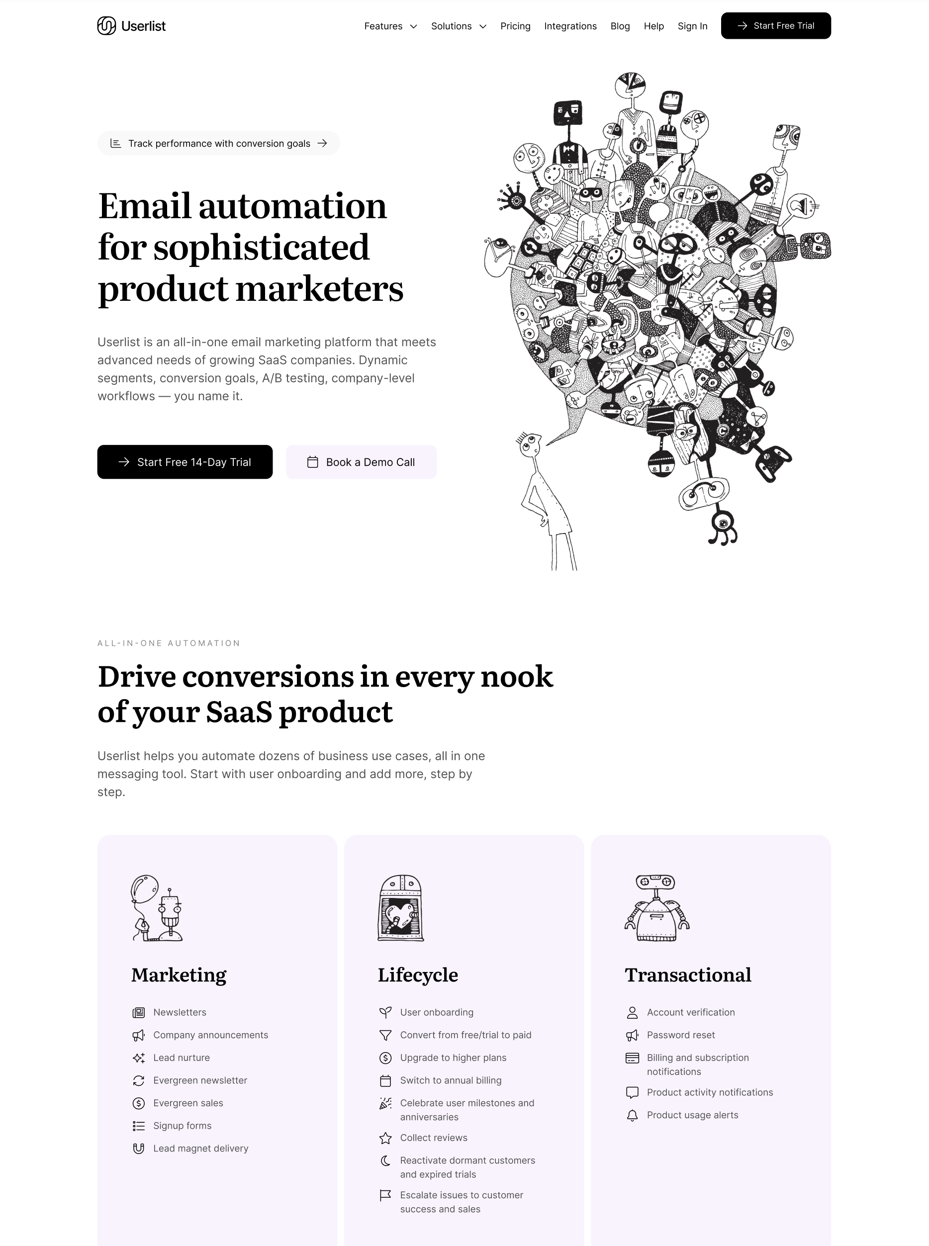 Userlist Redesign: New version of website's hero section