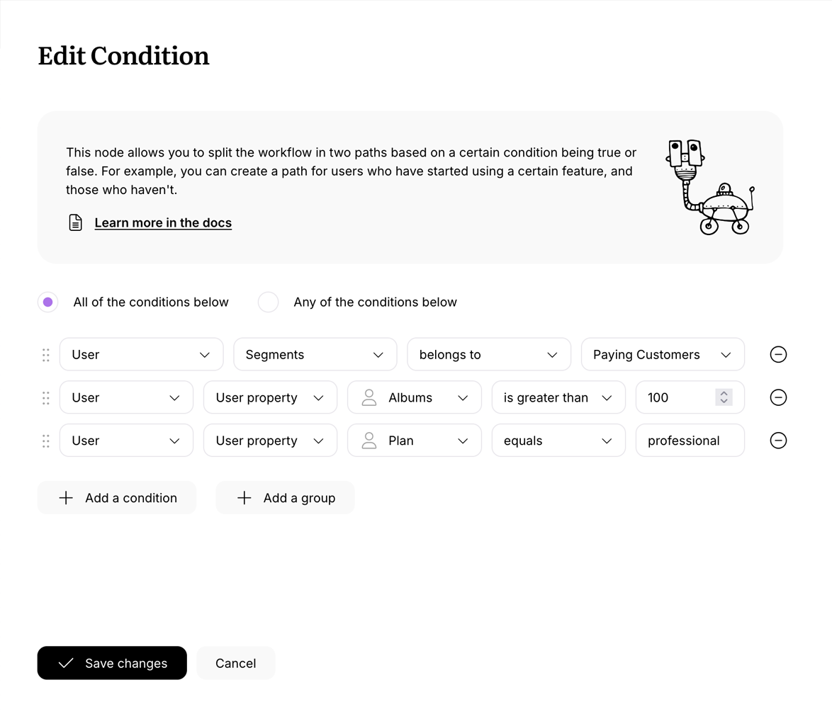 Create complex journeys without hating your life